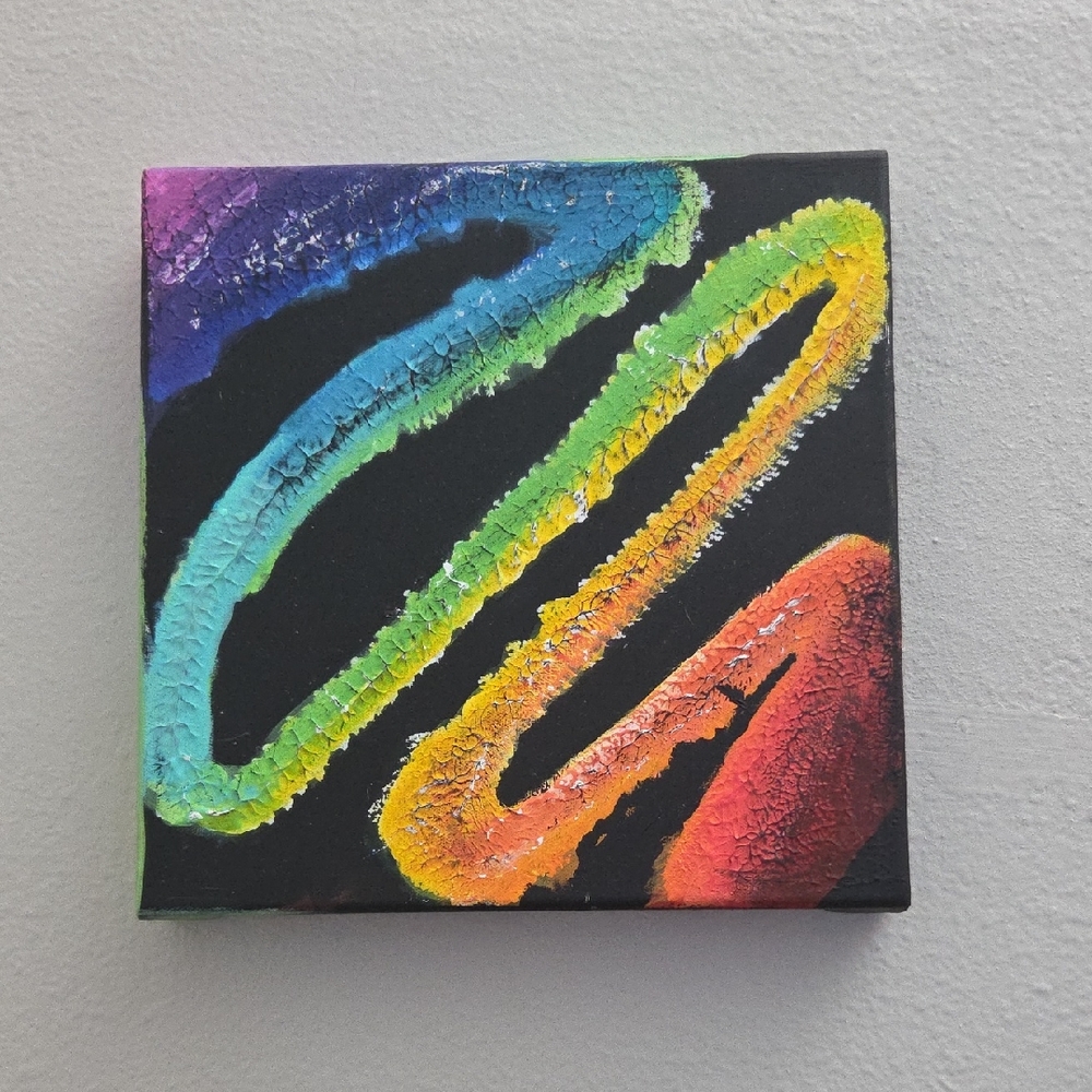 Abstract Multicolor Canvas Art